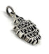 Sterling Silver Remember Jerusalem Words Pendant